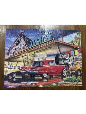 Master Pieces 550 Piece Jigsaw Puzzle Drive-ins Diners And Dives